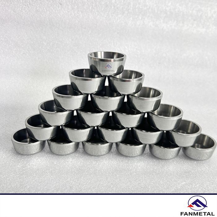 99.95% خالص Molybdenum Crucibles